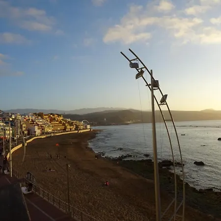 Estudio Luminoso, Primera Linea De Playa De Canteras Apartment