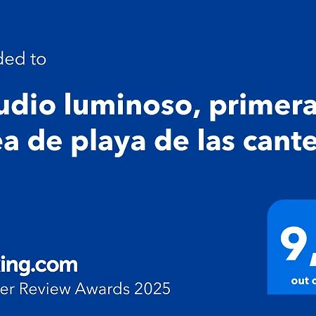 Estudio Luminoso, Primera Linea De Playa De Canteras *