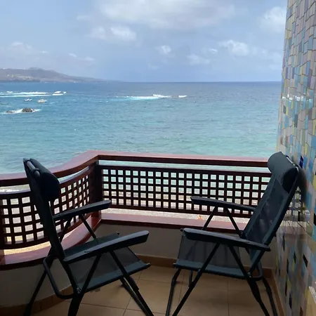 Estudio Luminoso, Primera Linea De Playa De Canteras 아파트 *