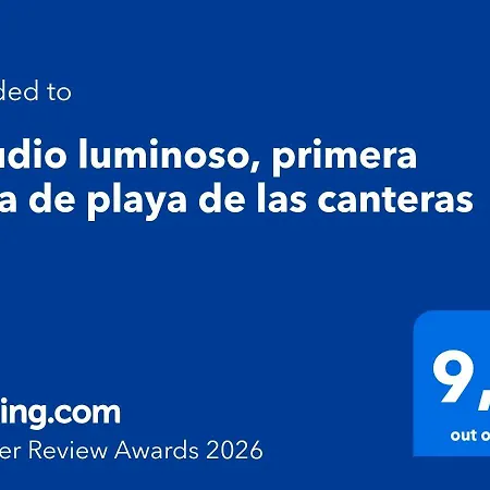 Estudio Luminoso, Primera Linea De Playa De Canteras