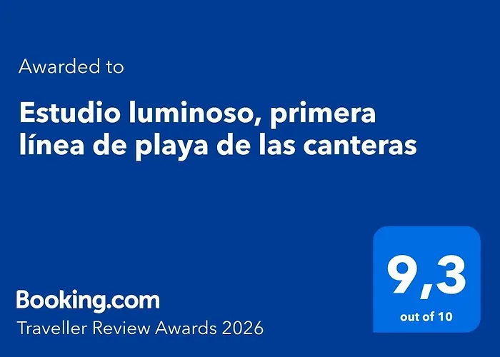 Estudio Luminoso, Primera Linea De Playa De Canteras