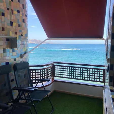 Estudio Luminoso, Primera Linea De Playa De Canteras Апартаменты *