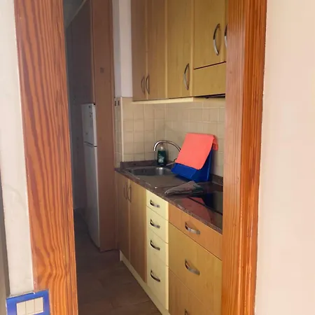 Apartamento Estudio Luminoso, Primera Línea De Playa De Canteras *